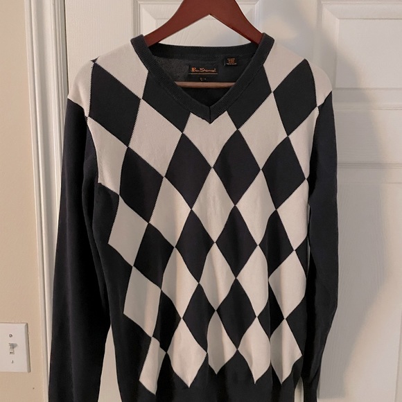 Vintage Ben Sherman argyle sweater - Picture 1 of 3